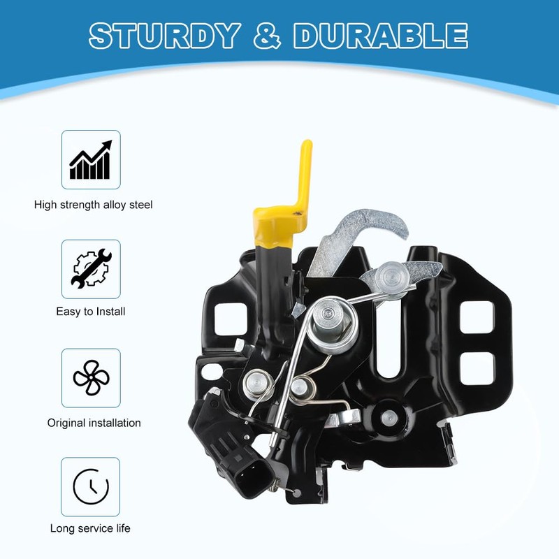 JDMON Car Engine Hood Latch Lock Compatible with Ford Mustang