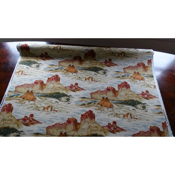 5th Avenue Designs Screen printed heavy cotton fabric Native Desert