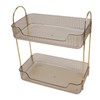 Double Layer Makeup Stand Modern Light Luxury 2 Tier Makeup