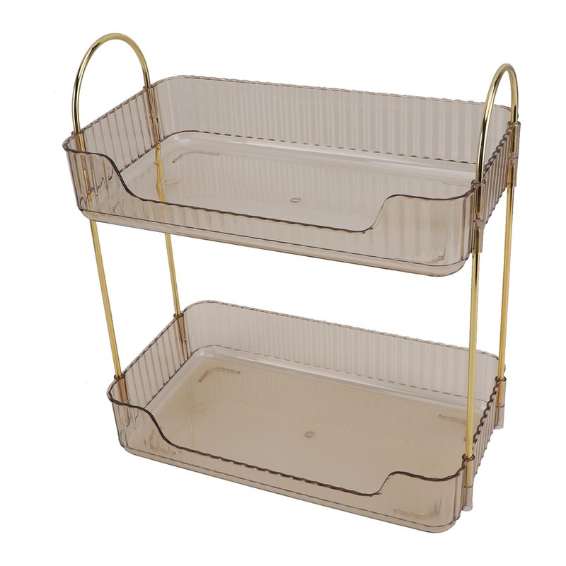 Double Layer Makeup Stand Modern Light Luxury 2 Tier Makeup