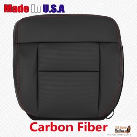 US Auto Nation 832-790-4949 2006 2007 2008 Ford F150 SPORT Driver Bottom Leather Cover Blk w/ Red Stitching