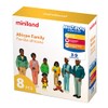 Miniland 27396 - Afrikanische Familie 8 Figuren 12,5 cm /
