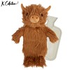 K Collection 3D Novelty Hot Water Bottle with Removable Cover