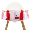 Cherry 1st Birthday High Chair Banner - Sweet One First