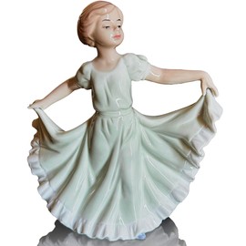 MTME Porcelain Figurines, Childhood, Memorabilia, Gifts, Sculpture Home Decor (Dancing)