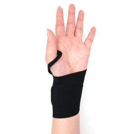 SCAVOR Wrist Brace for Carpal Tunnel – Thin Wrist Brace for Men and Women – Soft and Comfortable Wrist Compression Sleeve –Reusable Wrist Brace for Tendonitis (Black-2P)