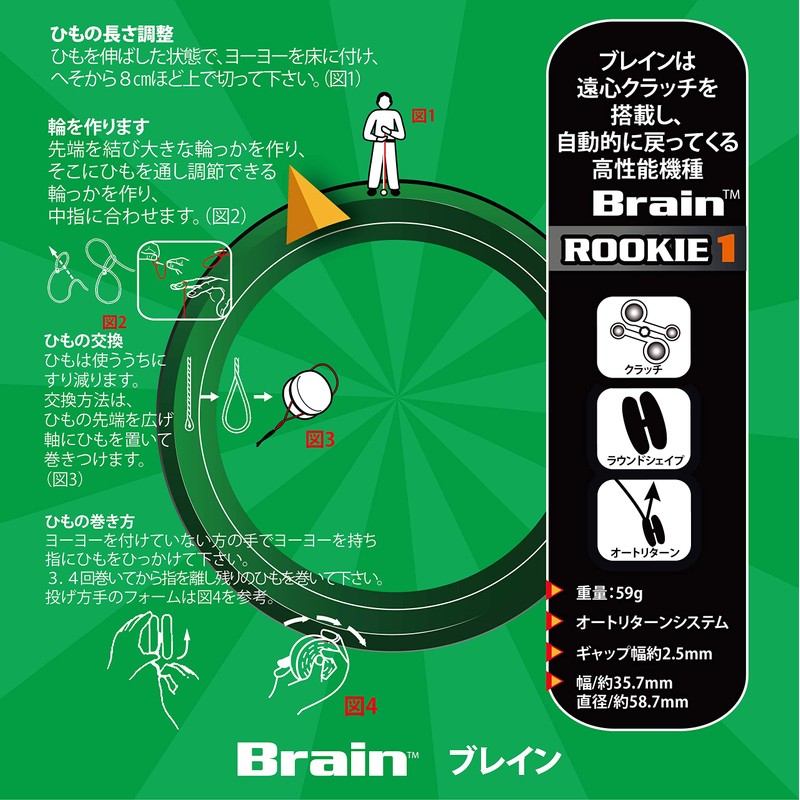 ラングスジャパン(RANGS) ヨメガ ヨーヨー ブレイン ブルー