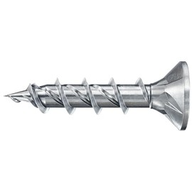 fischer PowerFast II CTF 6.0 x 30 Chipboard Screws (Pack of 50) with Full Thread, Countersunk Screw with Phillips Drive, Screw for Woodworking, Reduces Screwing Resistance and Screw-In Time