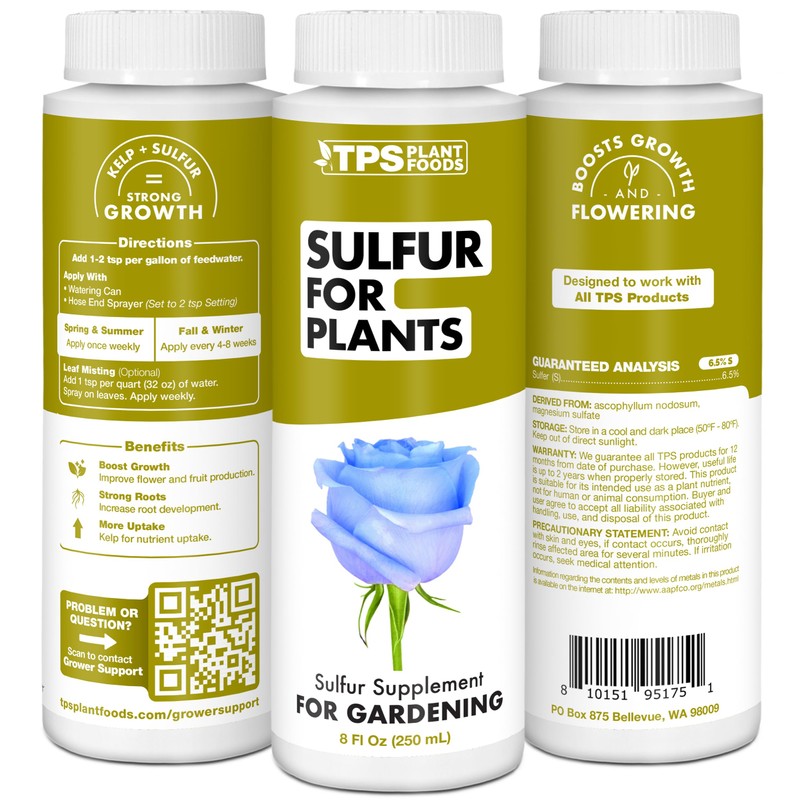 Sulfur Fertilizer for Plants, Micronutrient Sulfur for Boosted Growth and