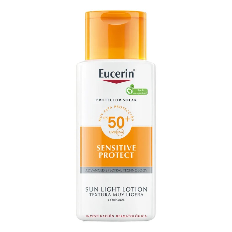 Eucerin Sensitive Protect Sun Light Lotion Protector Solar Corporal Fps50