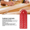 Thread Checker Multi Functional Aluminum Alloy Portable Screw Nut Bolt