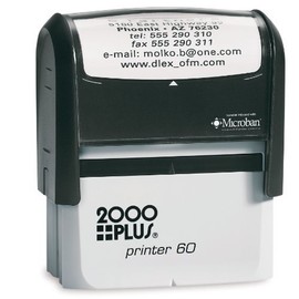 Largest Self-Inking Stamp - Up to 8 Lines. Perfect for Bank Endorsement, Return Address or Custom Messages - 4926 - 1.5" x 3" Impression Size