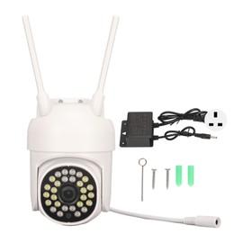 Wireless Security Camera Full Color Night Vision Motion Tracking WiFi Surveillance Camera for Indoor Outdoor 100‑240V UK Plug