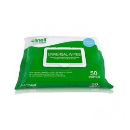 Clinell Universal Disinfection Wipes (Pack of 50) (CW50)