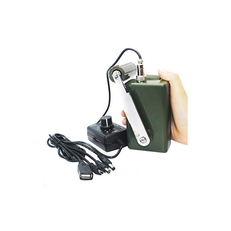 Hand Crank Generator High Power Charger for Outdoor Mobile Phone