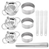 Pamtns Dumpling Maker Set of 10 Stainless Steel Dumpling Maker