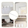 Kyuionty 4 Pcs Spring Tension Curtain Rods, 9.8 To 15.7