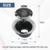 CARMOCAR gas cap Fuel Filler Chrome 68250120AA Replacement for 2008-2023
