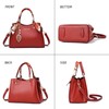 Myhozee Handbag Women's Medium PU Leather Fashion Handbag Crossbody Bag