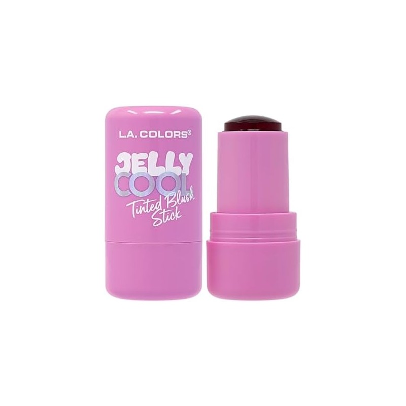 L.A. Colors Jelly Cool Tinted Blush y Glitter Stick ICY