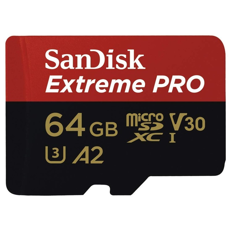 サンディスク ( SANDISK ) 64GB microSD Extreme PRO SDアダプター付き ［海外パッケージ］064G-GN6MA