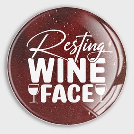 Luckluccy Resting Wine Face Glass Fridge Magnets French Gourmet Small Magnets Positive Bible Scripture Magnets for Fridge Magnets for School Home Kitchen Office Class Whiteboards