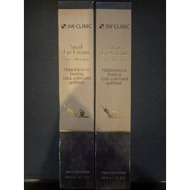 3W Clinic (2-Pack) 3W Clinic Snail Eye Cream - Anti-Wrinkle - 2.82 oz / 80 ml Total