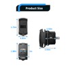 Wsays Dual USB Rocker Switch 12v Charger/Outlet with LED Voltmeter