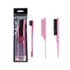 Professional Hair Styling Set, 3-Piece Comb Set with Teasing Comb,