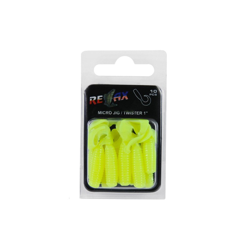 Relax Twister 1 inch 3.5 cm perch trout chub 10