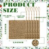 6 Pack Natural Hemp Dish Sponges, 4x4 Biodegradable Scrubber