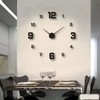 Frameless DIY Wall Clock for Living Room and Office –