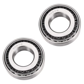 sourcing map 30205 Tapered Roller Bearings 25 mm Bore 52 mm OD 15 mm Thickness Pack of 2