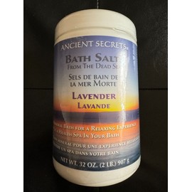 Ancient Secrets Dead Sea Mineral Baths Lavender 2 lbs Salt