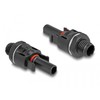 DeLOCK DL4 Solar Connectors à Crimping Male and Female Black