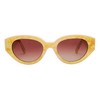 I-SEA Women's Polarized Sunglasses - Suki - Citrus/Brown Gradient Lens