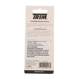 Cortaúñas Trim de lujo con lima 1 pza