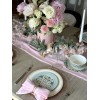 SET OF 6 Morris Garden Porcelain Dessert Plates Floral Bone