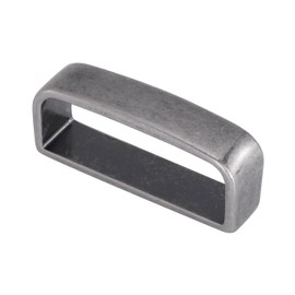 Belt Loop Keeper 1 1/2" (38mm-40mm) Belt Loop Men's Belt Buckle Accessories (Vintage silver)