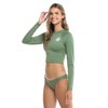 Body Glove Women's Standard Let It Be Long Sleeve Crop