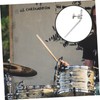 CORHAD Cowbell Extension Stand for Drum Kit Drum Pole Mounting