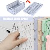 Folding Box Plastic Folding Basket Foldable Pack of 5 Sturdy