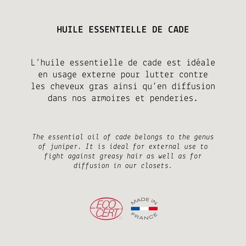 Cade Organic Essential Oil - MY COSMETIK - 5 ml