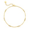TINI ARANDA Gold Anklets for Women 14K Gold Ankle Bracelets