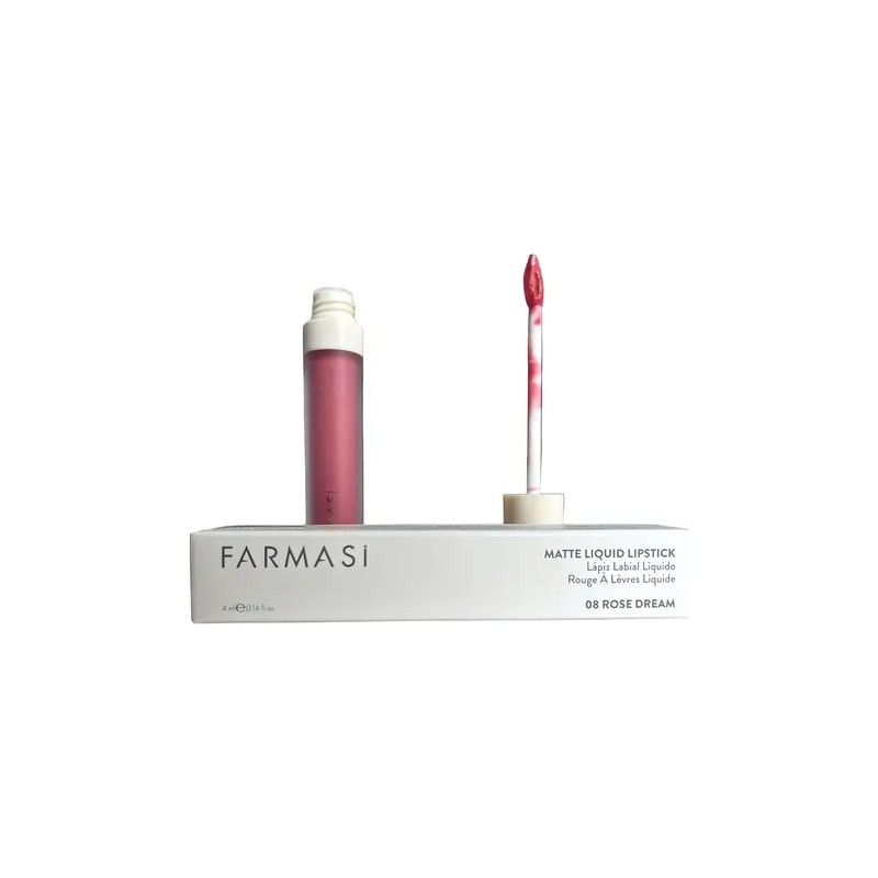 Labial Líquido Mate Farmasi 8 Hrs Duracion No Reseca Ligero