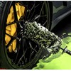 Wheel Barrel Brush for Car Cleaning, 18.5" Soft Bristle Wheel
