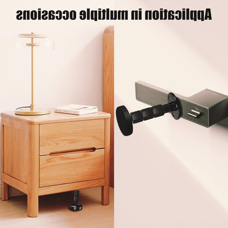 Wall Spacer - 4-Piece Set with Adjustable Bed Headboard Stabilisers,