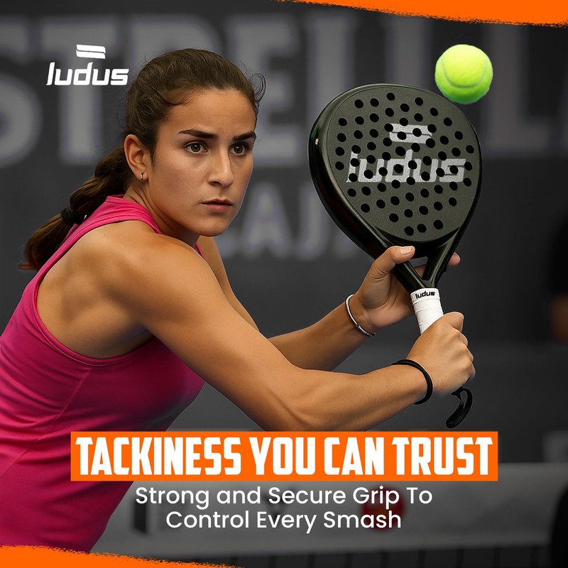 Ludus™ Overgrip Padel Extra Grip, nicht klebend, rutschfest und schweißabsorbierend,