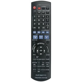 EUR7662YW0 Replaced Remote Control Fit for Panasonic Home Theater System EUR7662YWO X65 SE-FX66 SC-PT750 SC-PT753 SC-PT950 SB-HS1050 SB-HF950 SB-HC950