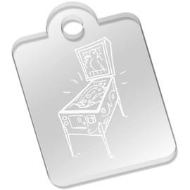 Azeeda Pinball Machine Keyring (AK00070448), transparent